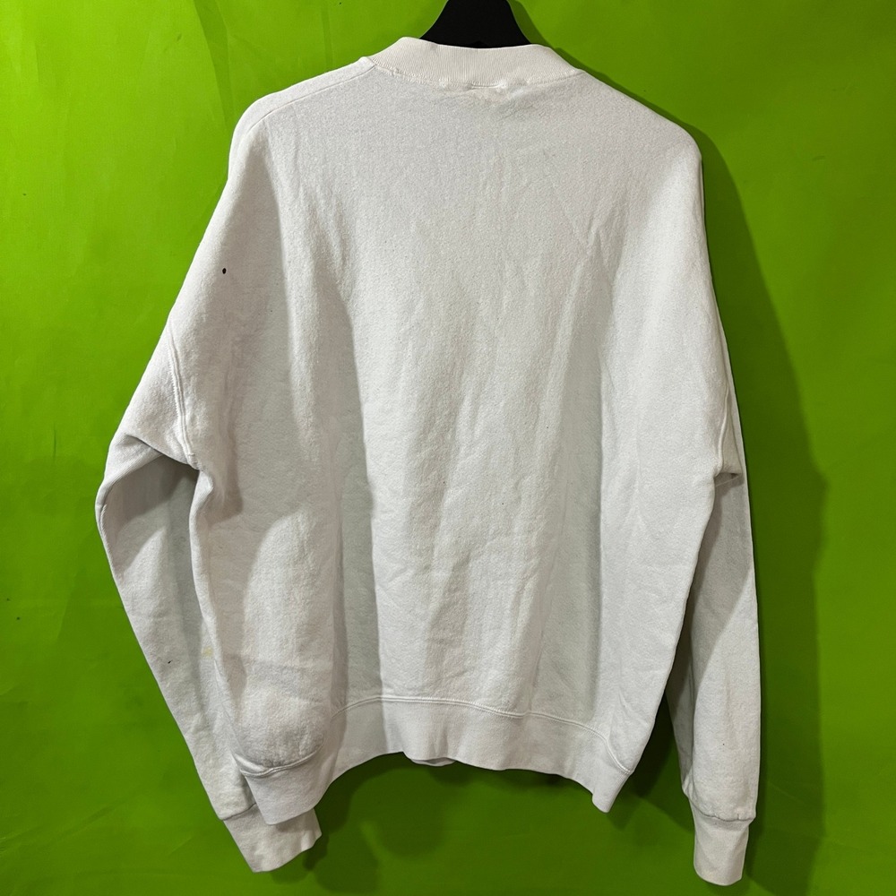 Vintage Ft Walton Beach Florida Smiley Face Sweatshirt XL White 1990 - Picture 2 of 8